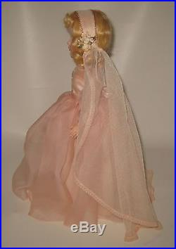 1950's Madame Alexander Bride in Pink Dress 14 Museum Quaility STUNNING