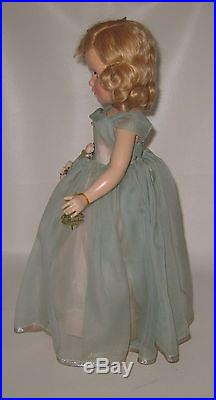 1950's Madame Alexander Bridesmaid in Blue Dress 18 Museum Quaility STUNNING