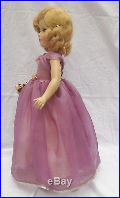 1950's Madame Alexander Margaret Bridesmaid Purple 18 Doll Museum Quality RARE