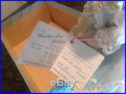 1950's Madame Alexander-kins 566 Wendy Ann Walker Blonde Doll Tags Box Unused