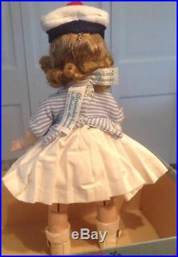 1950's Madame Alexander-kins 574 Wendy Sailor Walker Doll Tags Box Unused