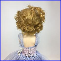 1950's Madame Vintage Antique Alexander Doll Dress Blue Bridesmaid