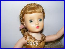 1950's Vintage Madame Alexander Elise GOLD Ballerina 16 Jointed Doll