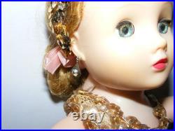 1950's Vintage Madame Alexander Elise GOLD Ballerina 16 Jointed Doll