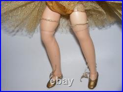 1950's Vintage Madame Alexander Elise GOLD Ballerina 16 Jointed Doll