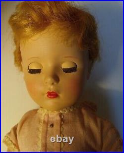 1950s 18 INCH MADAME ALEXANDER TAGGED MARGARET DOLL