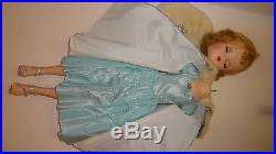 1950s 20 Madame Alexander Cissy Doll in Tagged Dress withCoat & Fur Hat AS-IS