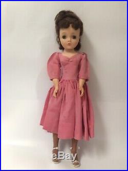 1950s 20 Madame Alexander Hard Plastic Cissy Doll Tagged Taffeta Dress