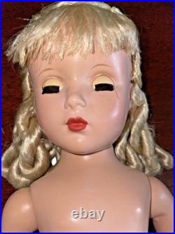 1950s MADAME ALEXANDER LITTLE WOMEN'AMY' 14DOLL with MOHAIR withOriginal Hairdo