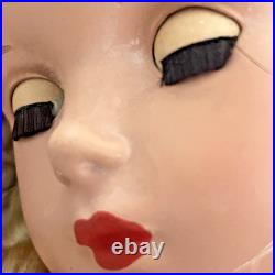 1950s MADAME ALEXANDER LITTLE WOMEN'AMY' 14DOLL with MOHAIR withOriginal Hairdo