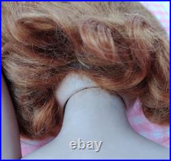 1950s Madame Alexander 14 Princess Margaret Bridesmaid Redhead Blue Dress HTF