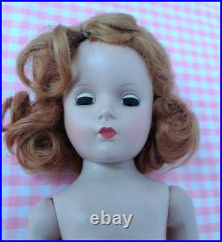 1950s Madame Alexander 14 Princess Margaret Bridesmaid Redhead Blue Dress HTF