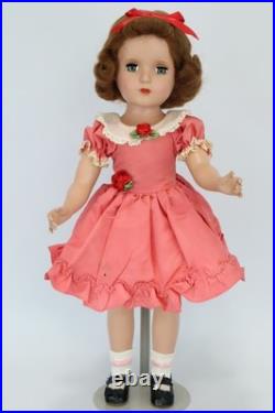 1950s Madame Alexander 17 Hard Plastic MARGARET Doll RARE Tagged Dress