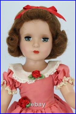 1950s Madame Alexander 17 Hard Plastic MARGARET Doll RARE Tagged Dress