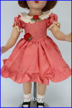 1950s Madame Alexander 17 Hard Plastic MARGARET Doll RARE Tagged Dress