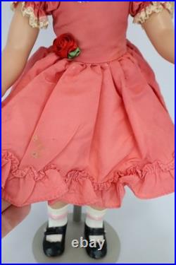 1950s Madame Alexander 17 Hard Plastic MARGARET Doll RARE Tagged Dress