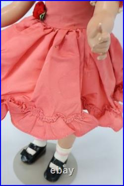 1950s Madame Alexander 17 Hard Plastic MARGARET Doll RARE Tagged Dress