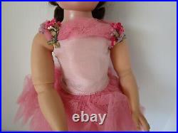1950s Madame Alexander 17 Margot Ballerina Doll Pink Tutu VINYL JOINTED ARMS