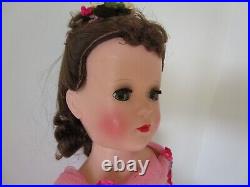 1950s Madame Alexander 17 Margot Ballerina Doll Pink Tutu VINYL JOINTED ARMS