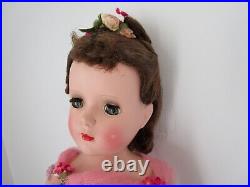 1950s Madame Alexander 17 Margot Ballerina Doll Pink Tutu VINYL JOINTED ARMS