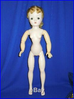 1950s Madame Alexander 20 Cissy doll in gold theater outfit from 1957
