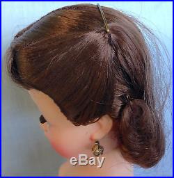 1950s Madame Alexander Cissy Doll, Hair in Original Set with Barrette, Estate Find