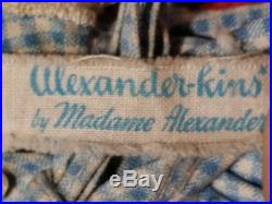1950s Madame Alexander Doll with Trunk and clothes Alexanderkins