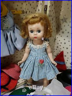 1950s Madame Alexander Doll with Trunk and clothes Alexanderkins