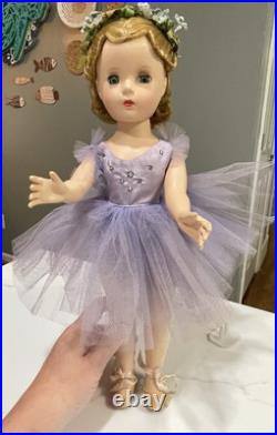 1950s Madame Alexander Margot Ballerina 14 Inch Rare Doll