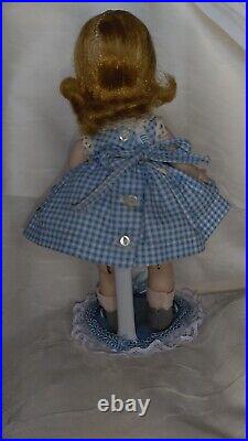 1950s Madame Alexander-kins BKW in Blue-checked Dress