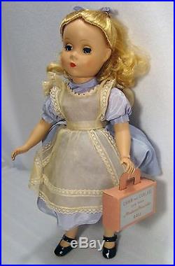 1951 Madame Alexander 14 Maggie Face Alice In Wonderland Dollwith Boxwow