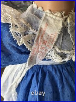 1951 Meg Little Women Doll 14 inch Tagged Blue Dress Madame Alexander