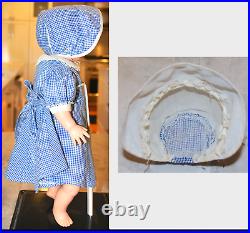 1952 Mme Alexander 16 ROSEBUD Cloth/Vinyl BABY DOLL Original Clothing! RARE