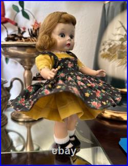 1953 MA Madame Alexander Alexanderkin Wendy KIN Heavy DOLL in Pinafore Set 2591