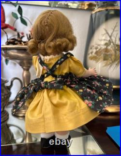 1953 MA Madame Alexander Alexanderkin Wendy KIN Heavy DOLL in Pinafore Set 2591
