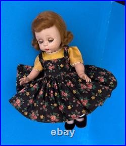 1953 MA Madame Alexander Alexanderkin Wendy KIN Heavy DOLL in Pinafore Set 2591