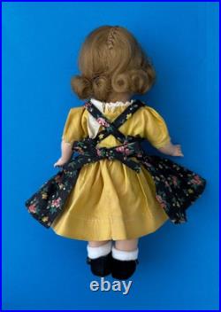 1953 MA Madame Alexander Alexanderkin Wendy KIN Heavy DOLL in Pinafore Set 2591