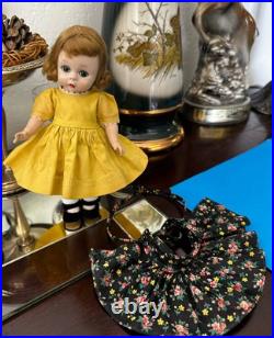 1953 MA Madame Alexander Alexanderkin Wendy KIN Heavy DOLL in Pinafore Set 2591