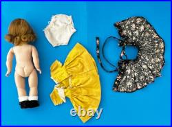 1953 MA Madame Alexander Alexanderkin Wendy KIN Heavy DOLL in Pinafore Set 2591