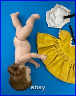 1953 MA Madame Alexander Alexanderkin Wendy KIN Heavy DOLL in Pinafore Set 2591