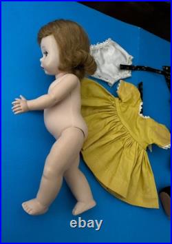 1953 MA Madame Alexander Alexanderkin Wendy KIN Heavy DOLL in Pinafore Set 2591
