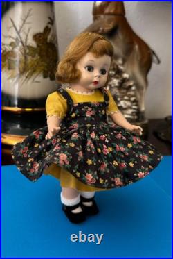 1953 MA Madame Alexander Alexanderkin Wendy KIN Heavy DOLL in Pinafore Set 2591