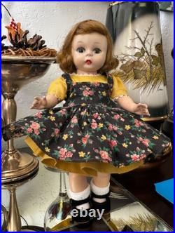 1953 MA Madame Alexander Alexanderkin Wendy KIN Heavy DOLL in Pinafore Set 2591