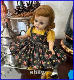 1953 MA Madame Alexander Alexanderkin Wendy KIN Heavy DOLL in Pinafore Set 2591