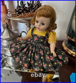 1953 MA Madame Alexander Alexanderkin Wendy KIN Heavy DOLL in Pinafore Set 2591