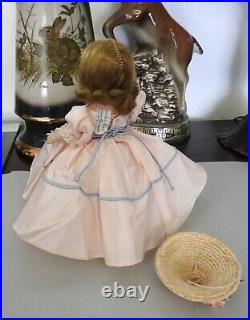 1953 MA Madame Alexander Alexanderkin Wendy KIN Heavy DOLL in Tagged Gown (2493)