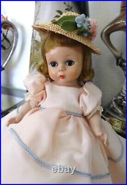 1953 MA Madame Alexander Alexanderkin Wendy KIN Heavy DOLL in Tagged Gown (2493)