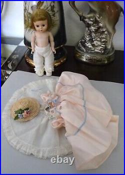 1953 MA Madame Alexander Alexanderkin Wendy KIN Heavy DOLL in Tagged Gown (2493)