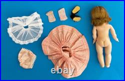 1953 MA Madame Alexander kin Wendy KIN Heavy Strung DOLL in Pink Dress (2631)