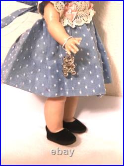 1954 MADAME ALEXANDER KINS WENDY WALKER HARD RARE THICK HAIR 1969 Wendy Garden